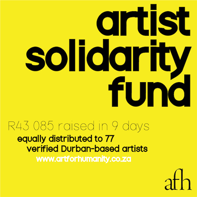 AFH Artist Solidarity Fund: May 2020